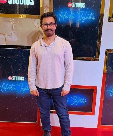 Aamir Khan in 2023 as uploaded on his Instagram