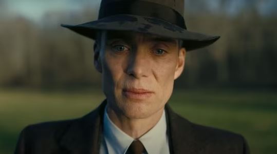 Cillian Murphy as J. Robert Oppenheimer in Oppenheimer (2023)